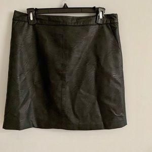 TOPSHOP leather skirt
